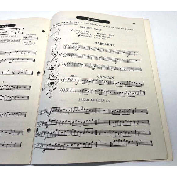 The Band Musician Book One Beginning Band Instructional Book Trombone Baritone - Picture 8 of 8